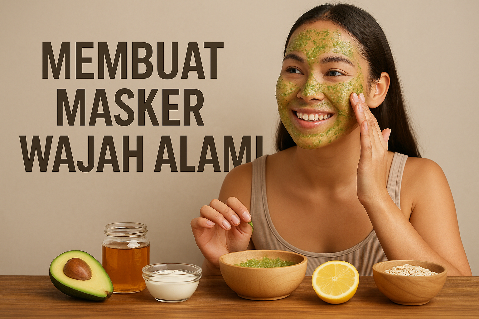 Membuat Masker Wajah Alami