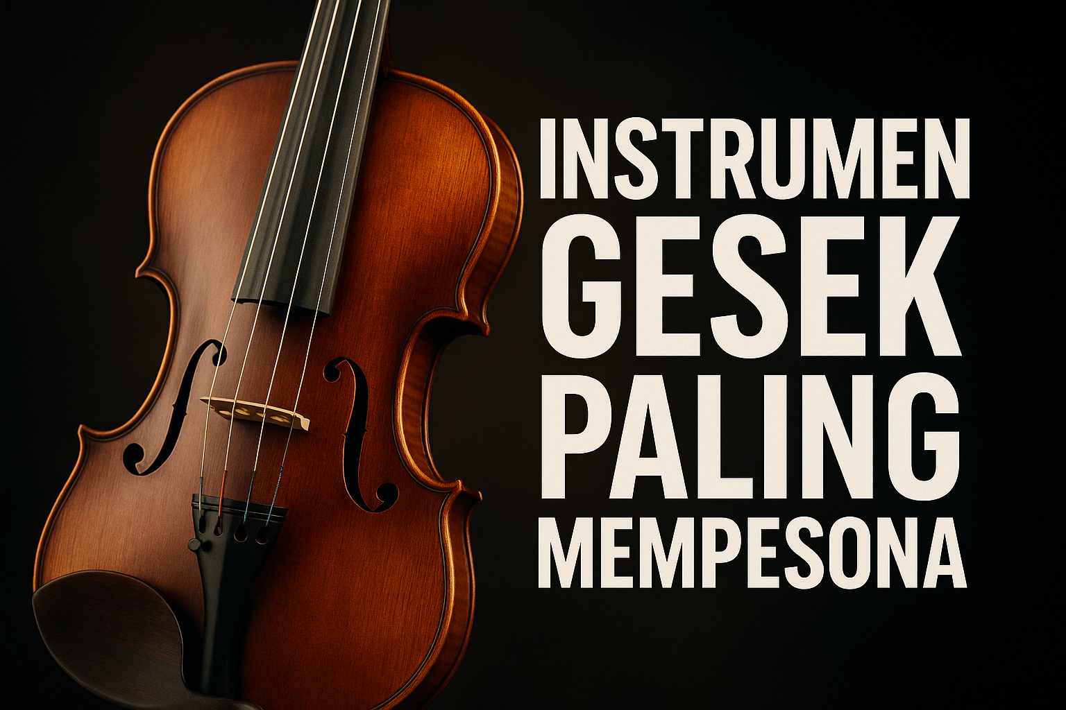 Instrumen Gesek Paling Mempesona