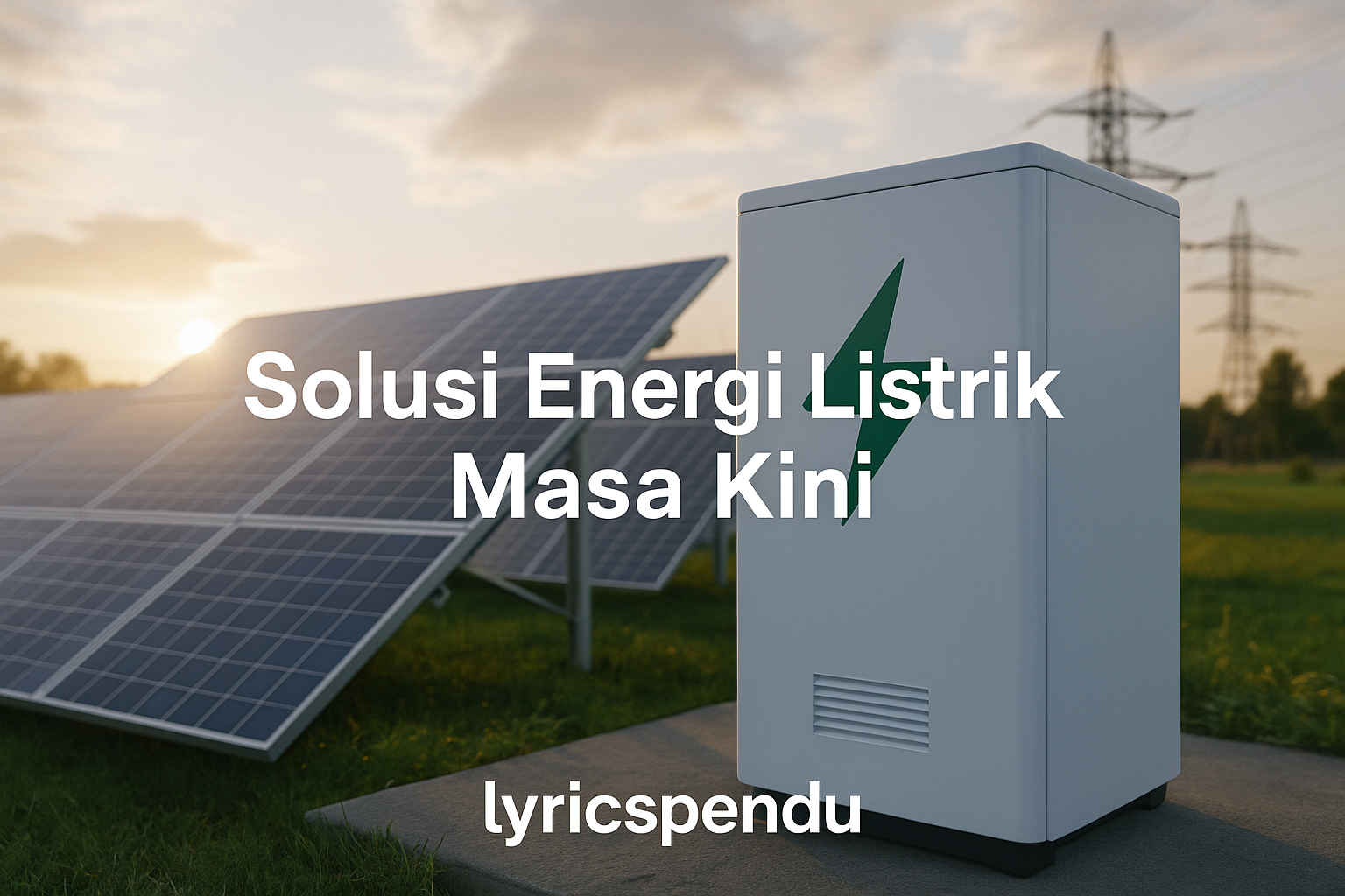 Solusi Energi Listrik Masa Kini