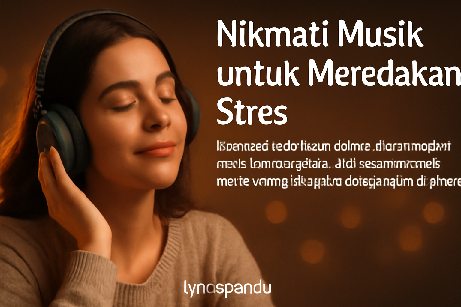 Nikmati Musik untuk Meredakan Stres
