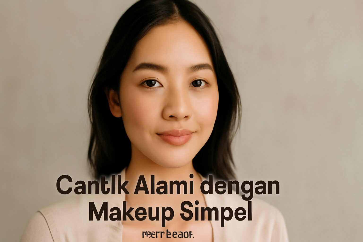 Cantik Alami dengan Makeup Simpel