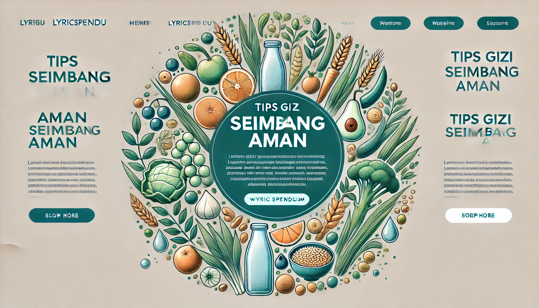 Tips Gizi Seimbang Aman 4 Tips Gizi Seimbang Aman