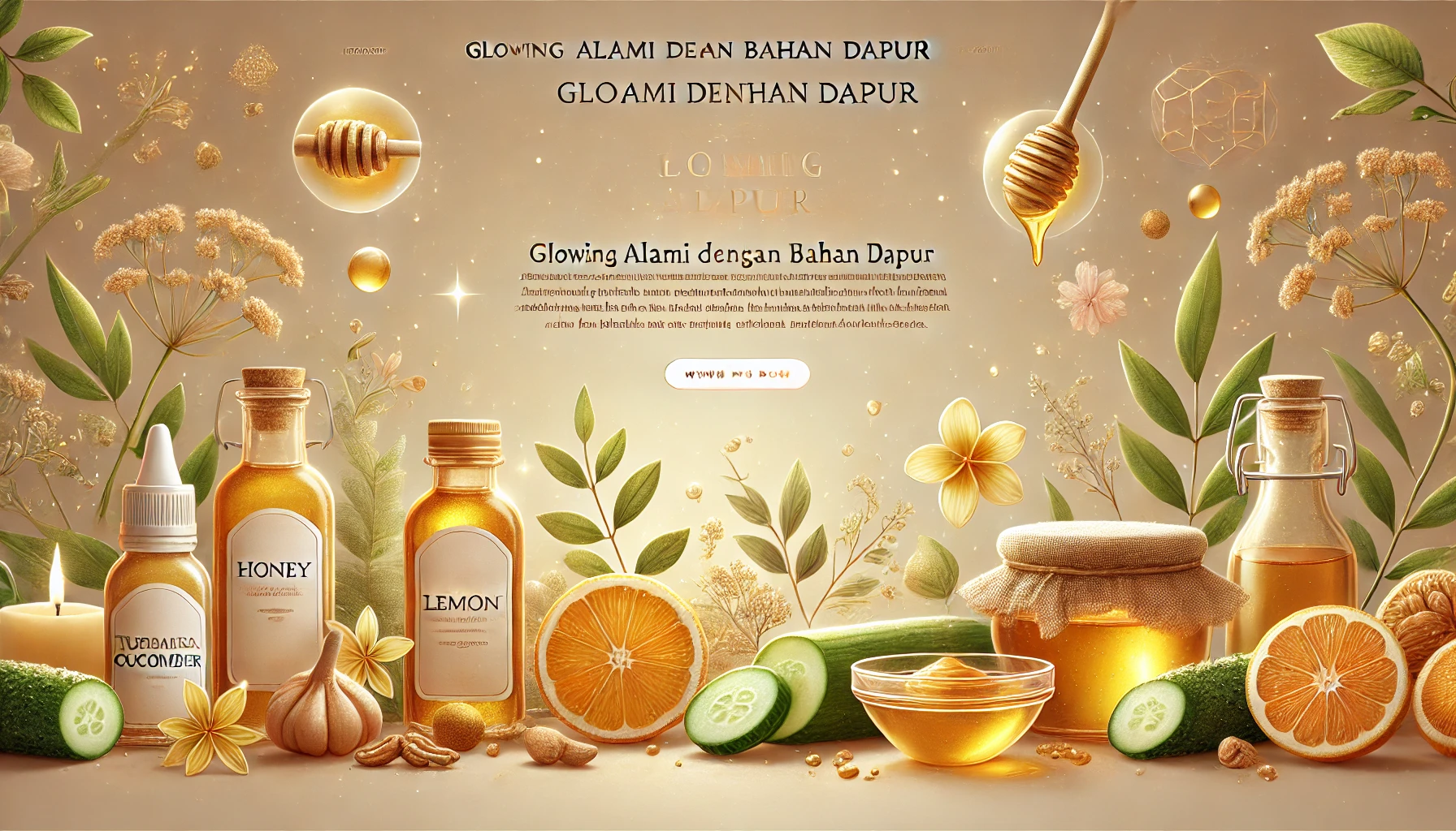 Glowing Alami dengan Bahan Dapur 4 Glowing Alami dengan Bahan Dapur
