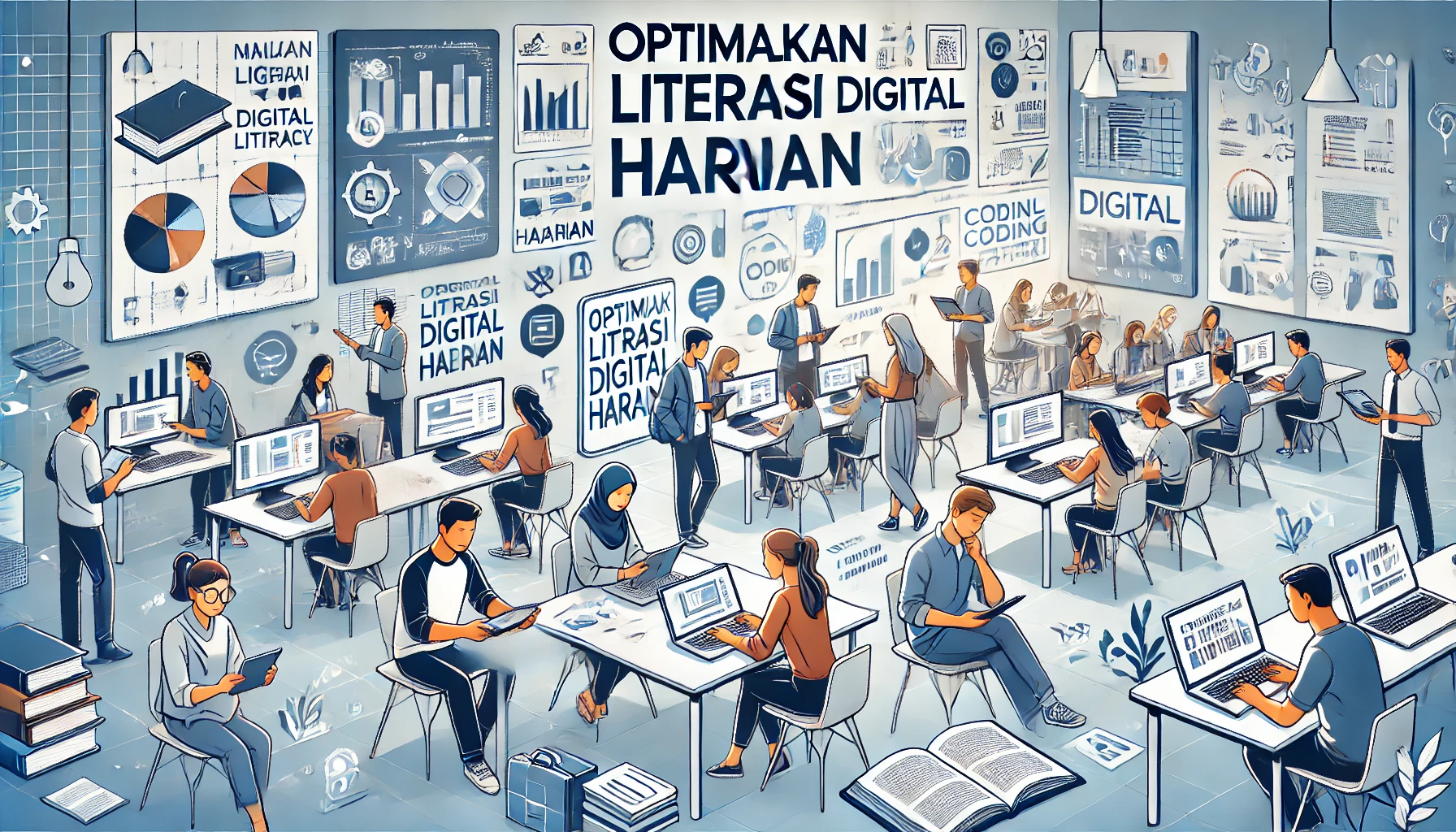 Optimalkan Literasi Digital Harian