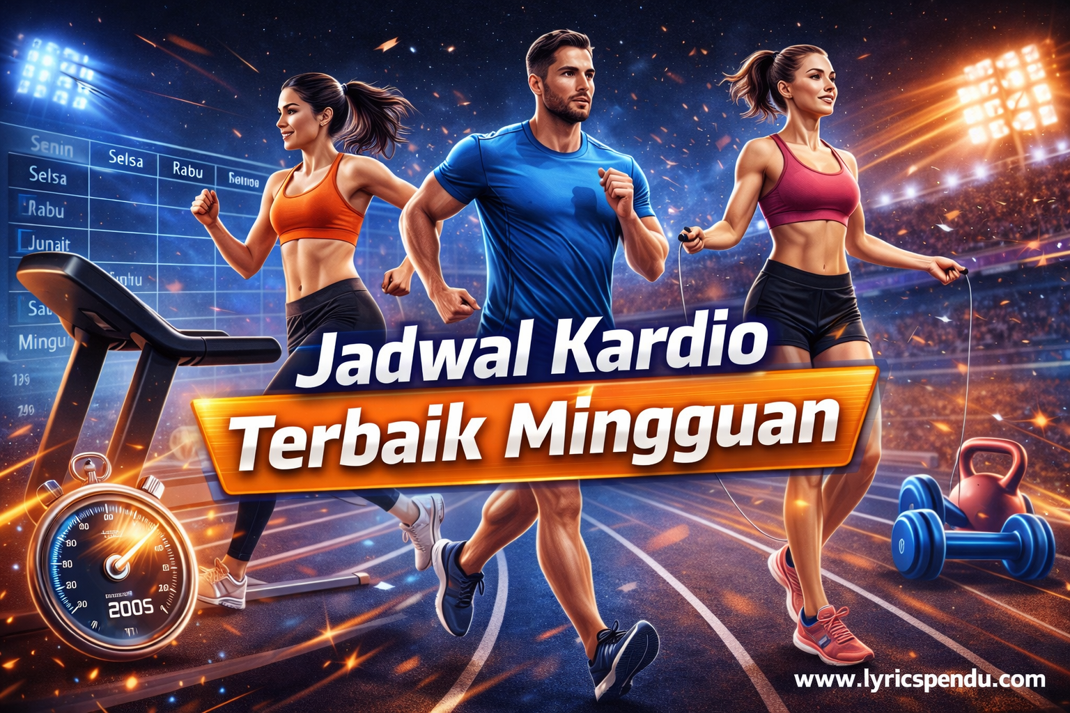 Jadwal Kardio Terbaik Mingguan 2 Jadwal Kardio Terbaik Mingguan
